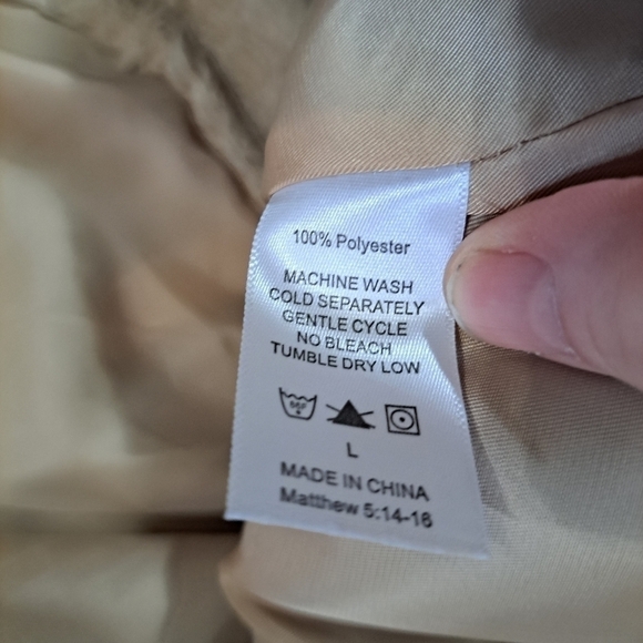 C Brand Women's Large Full Zip Fuzzy Vest Pockets Blue Brown Beige Colorblock - Picture 2 of 10